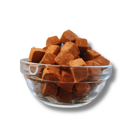 Cravings Pet Care Rabbit Blood Cubes Treat | Freeze-Dried Food Topper Treat for Cats & Dogs | 70% Rabbit Blood | 100g