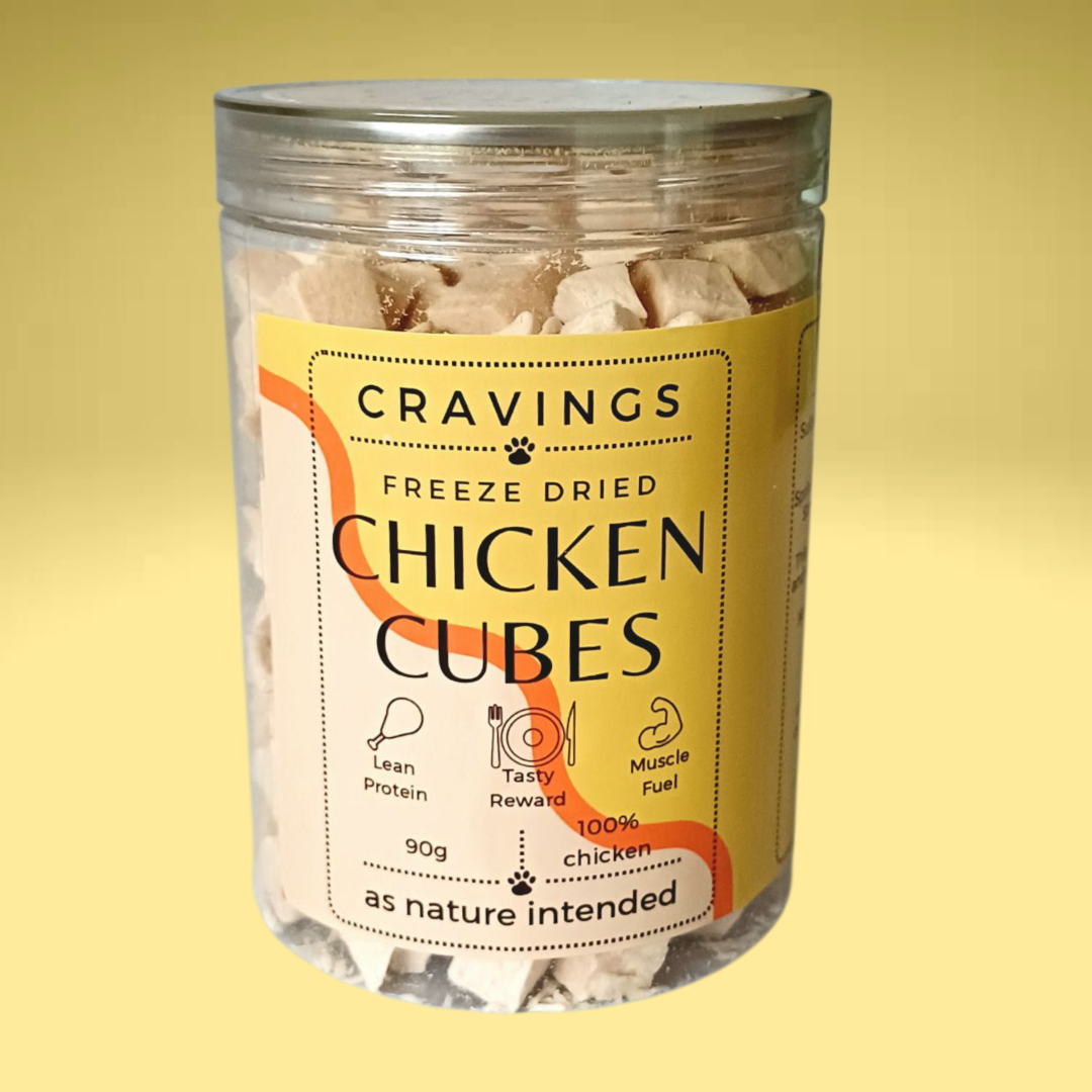 Freeze Dried Chicken Cubes 90g