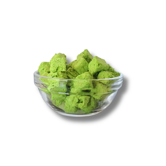 Cravings Pet Care Cat Grass Cubes Treat | Freeze-Dried Food Topper Treat for Cats & Dogs | 70% Chicken with Cat Grass | 100g