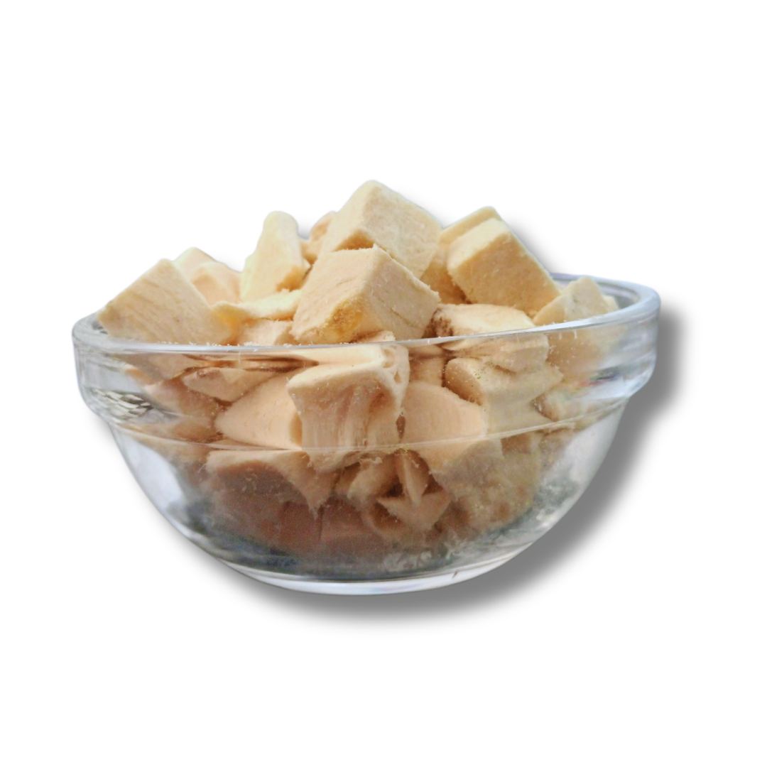Cravings Pet Care Chicken Cubes Treat | Freeze-Dried Food Topper Treat for Cats & Dogs | 100% Chicken | 100g