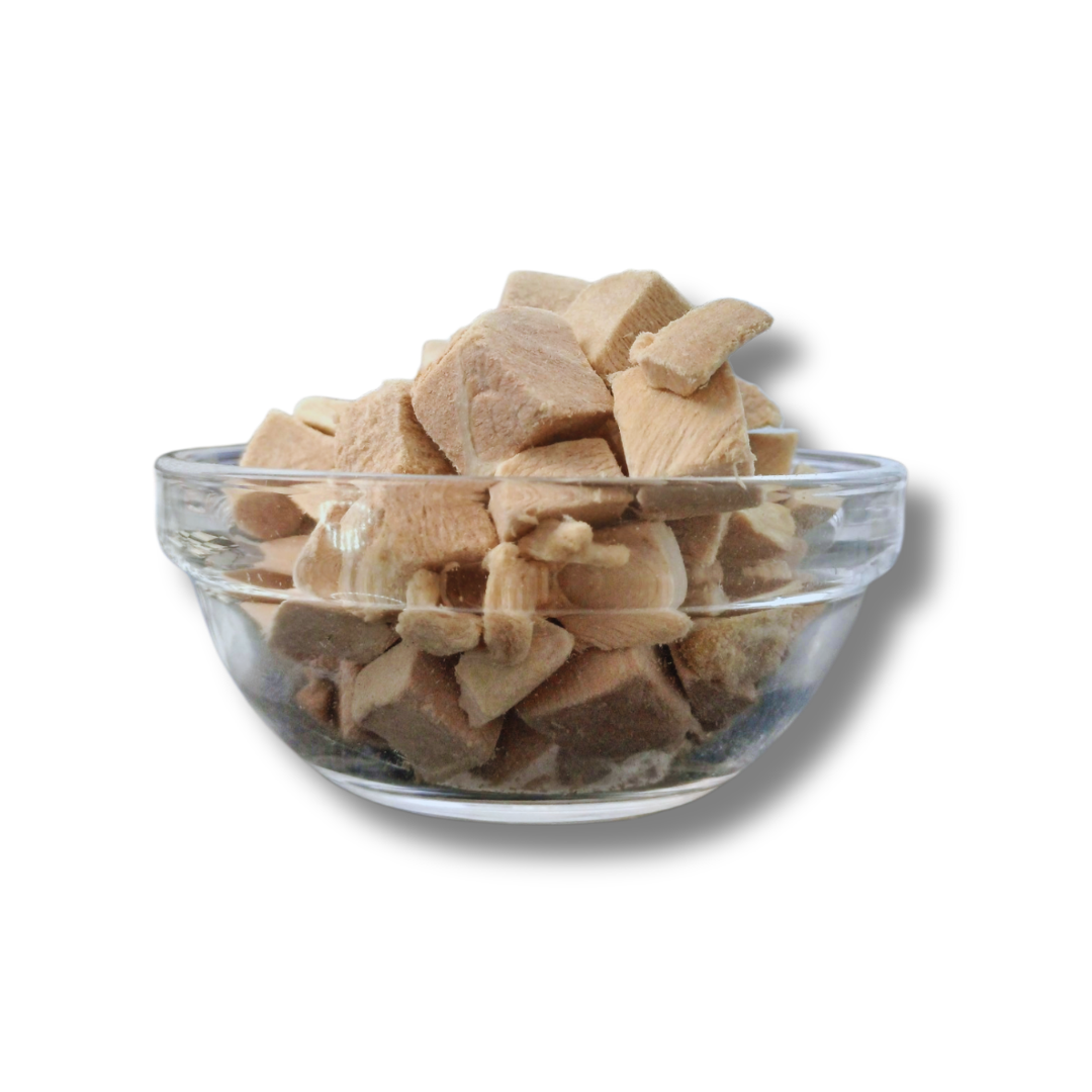 Cravings Pet Care Duck Cubes Treat | Freeze-Dried Food Topper Treat for Cats & Dogs | 100% Duck | 100g
