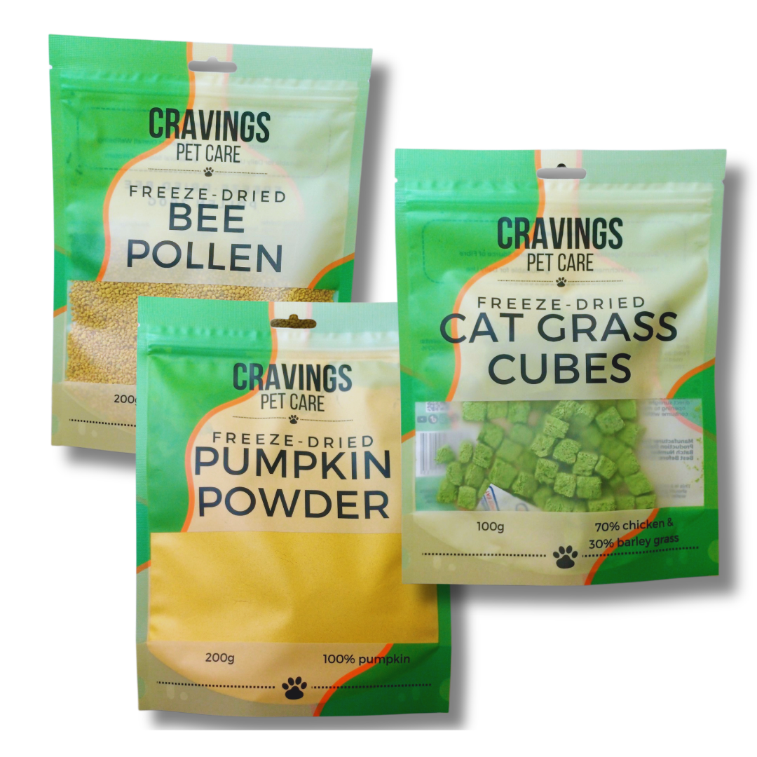 Cravings Pet Care Garden Bundle | Freeze-Dried Food Toppers & Treats for Cats & Dogs | 500g