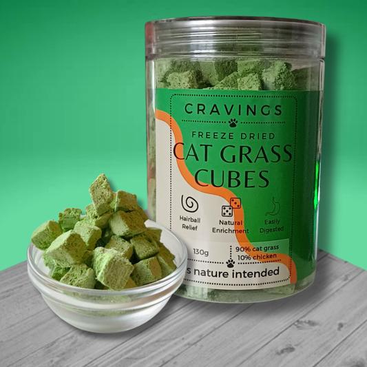 Freeze Dried Cat Grass Cubes 130g