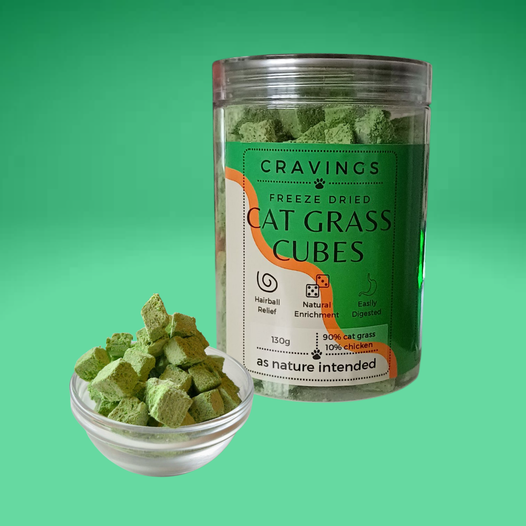 Freeze Dried Cat Grass Cubes 130g