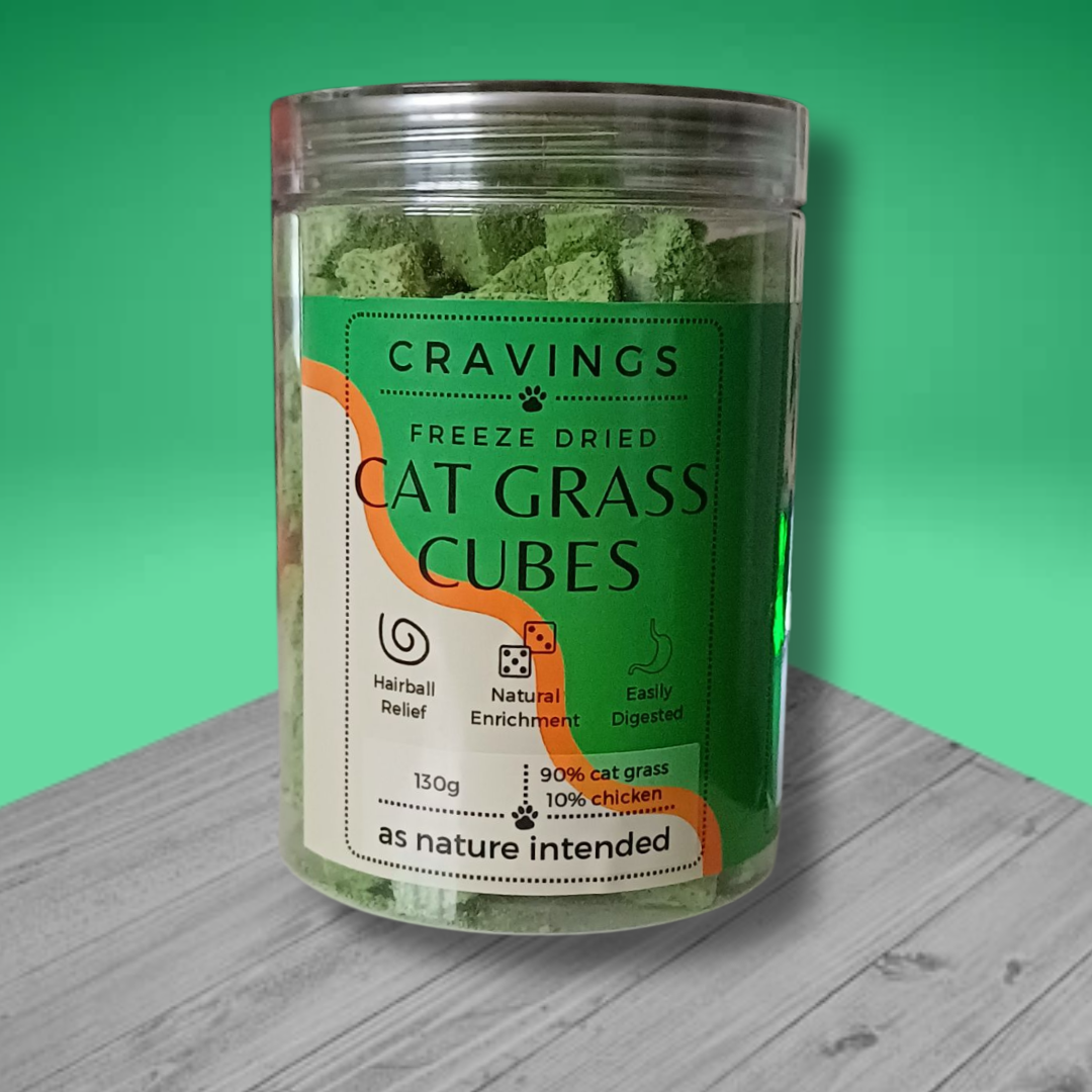 Freeze Dried Cat Grass Cubes 130g