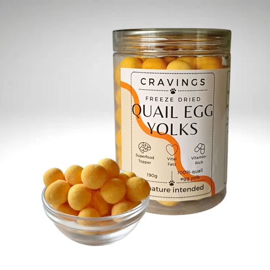 Freeze Dried Quail Egg Yolks 190g
