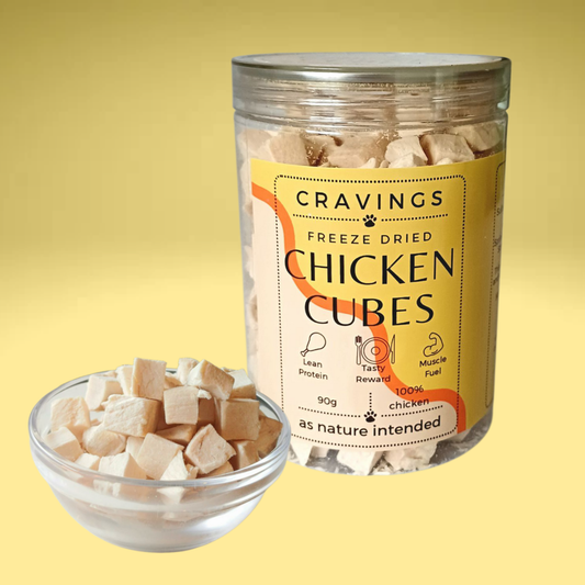 Freeze Dried Chicken Cubes 90g