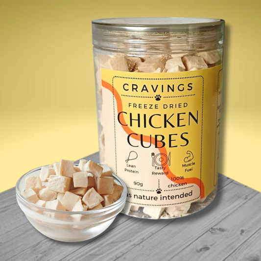 Freeze Dried Chicken Cubes 90g