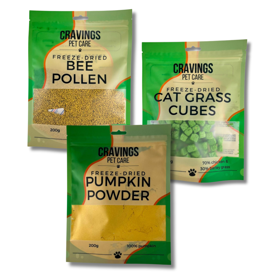 Cravings Pet Care Garden Bundle | Freeze-Dried Food Toppers & Treats for Cats & Dogs | 500g